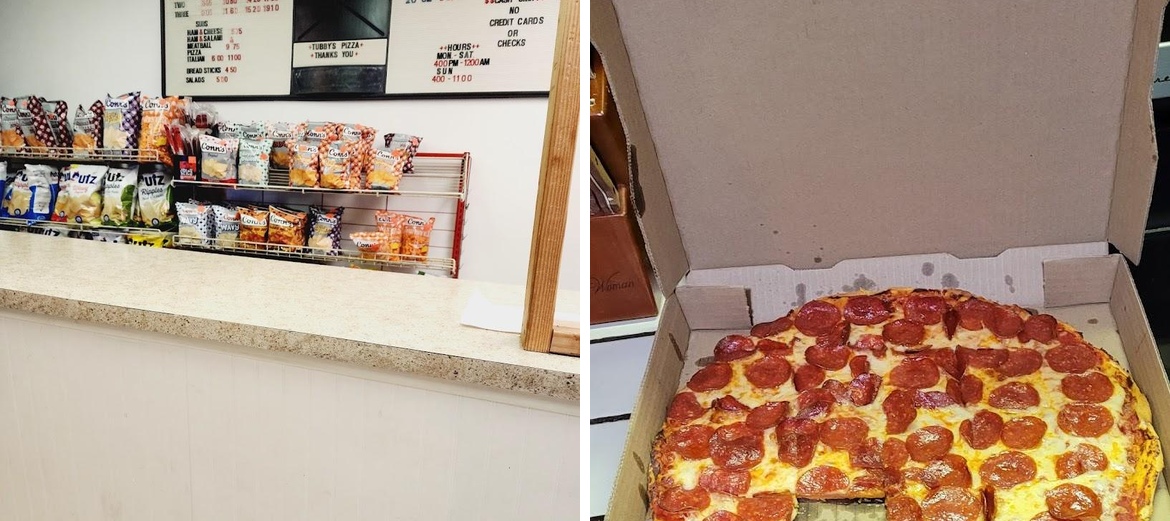 Tubby's Pizza Menu
