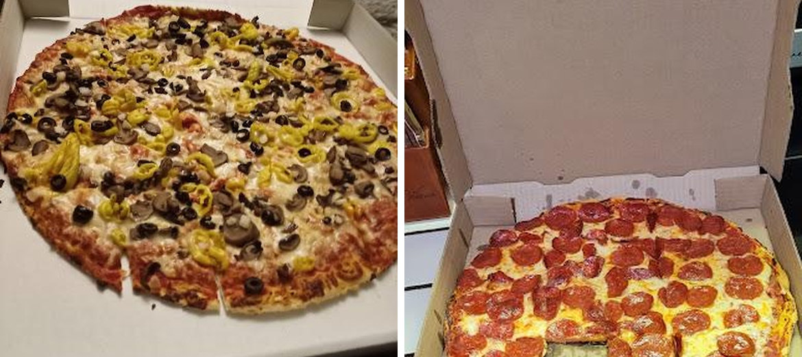 Tubby's Pizza Menu
